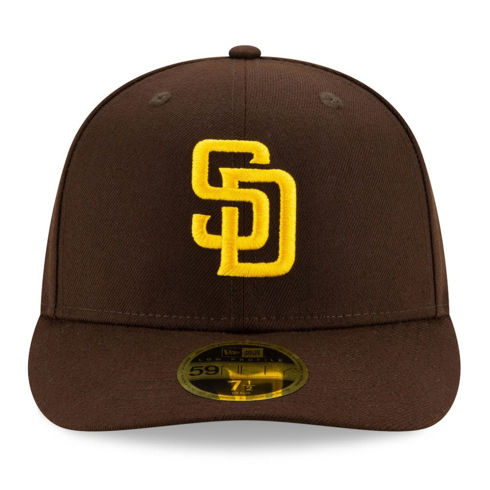 San Diego Padres New Era 2025 MLB Postseason Side Patch Low Profile 59FIFTY Fitted Hat - Brown Hats