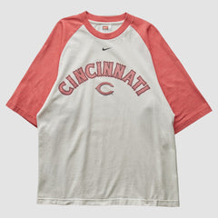 Cincinnati Reds Nike 2003 T-Shirt - White - S by Fanatics Real Vintage T-shirts