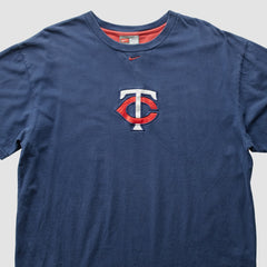 Minnesota Twins Nike 2000s T-Shirt - Navy - L by Fanatics Real Vintage T-shirts
