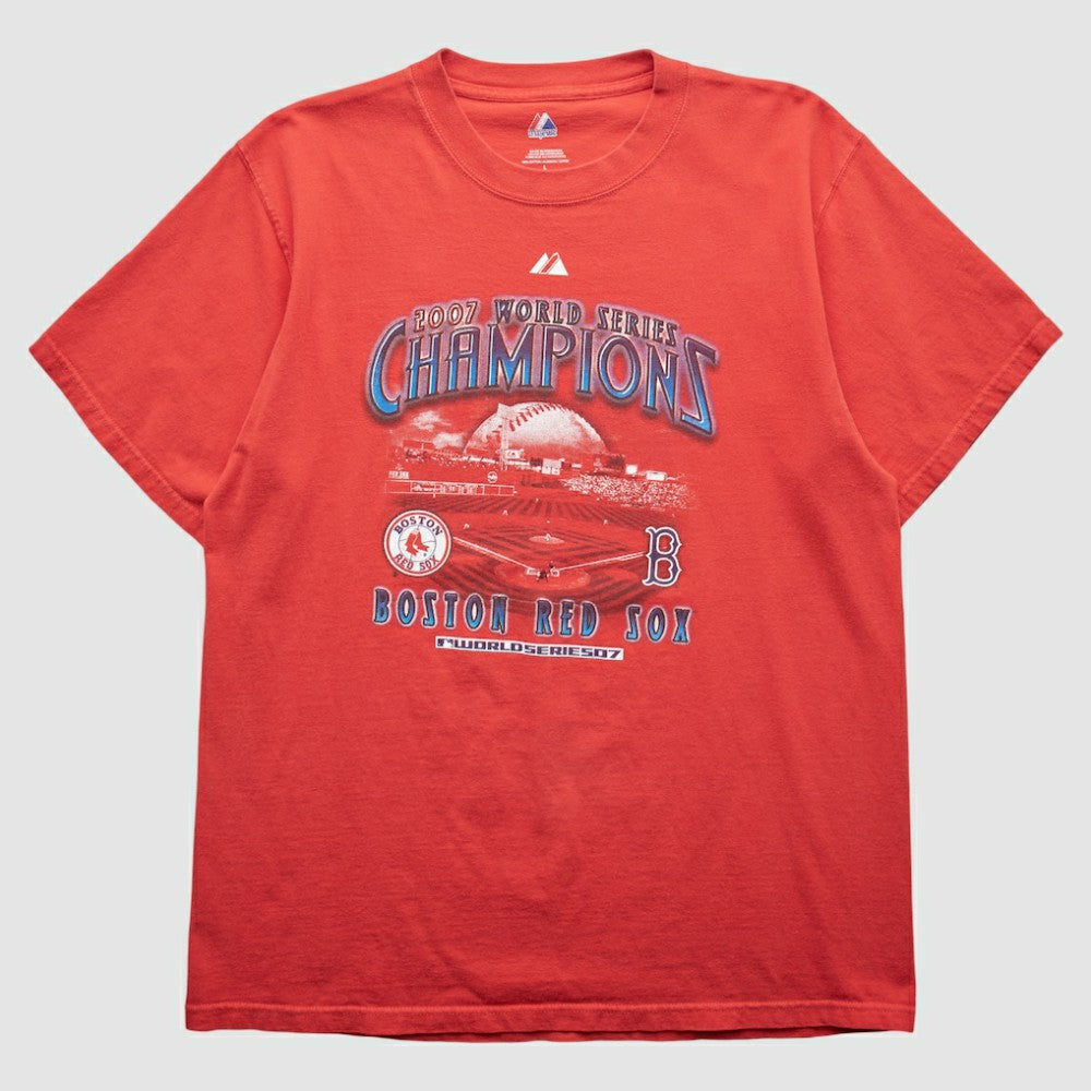 Boston Red Sox 2007 T-Shirt - Red - L by Fanatics Real Vintage T-shirts