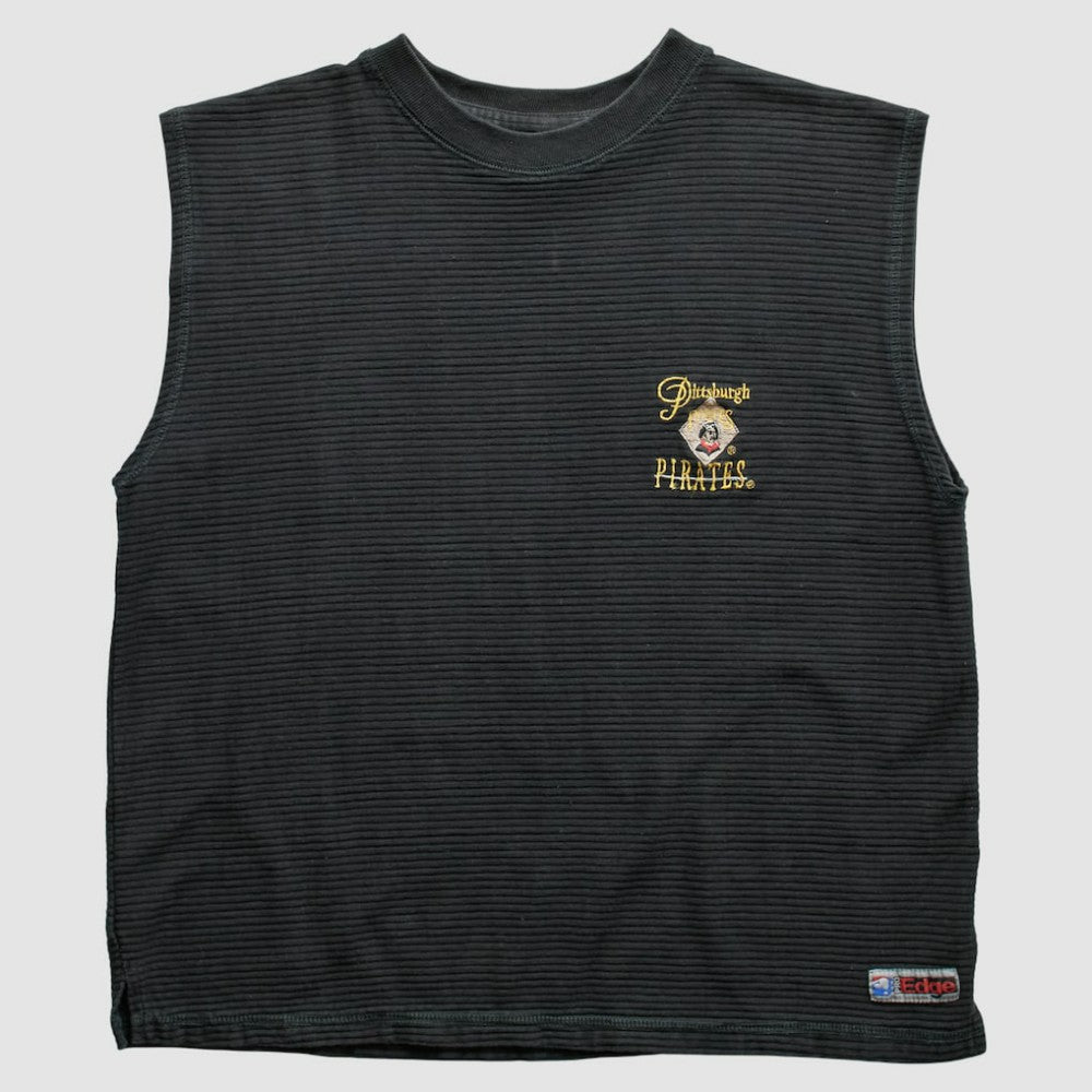 Pittsburgh Pirates The Edge 90s Tank - Black - S by Fanatics Real Vintage Tanks