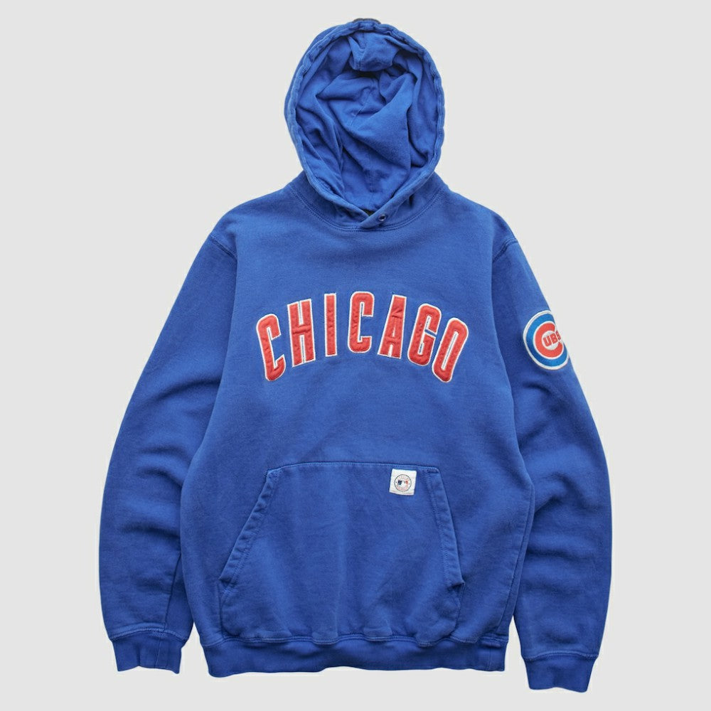 Chicago Cubs Stitches 2000s Pullover Sweatshirt - Blue - XXS by Fanatics Real Vintage Pullover