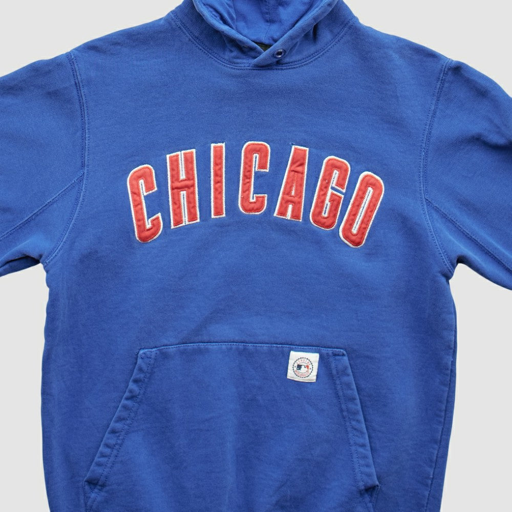 Chicago Cubs Stitches 2000s Pullover Sweatshirt - Blue - XXS by Fanatics Real Vintage Pullover