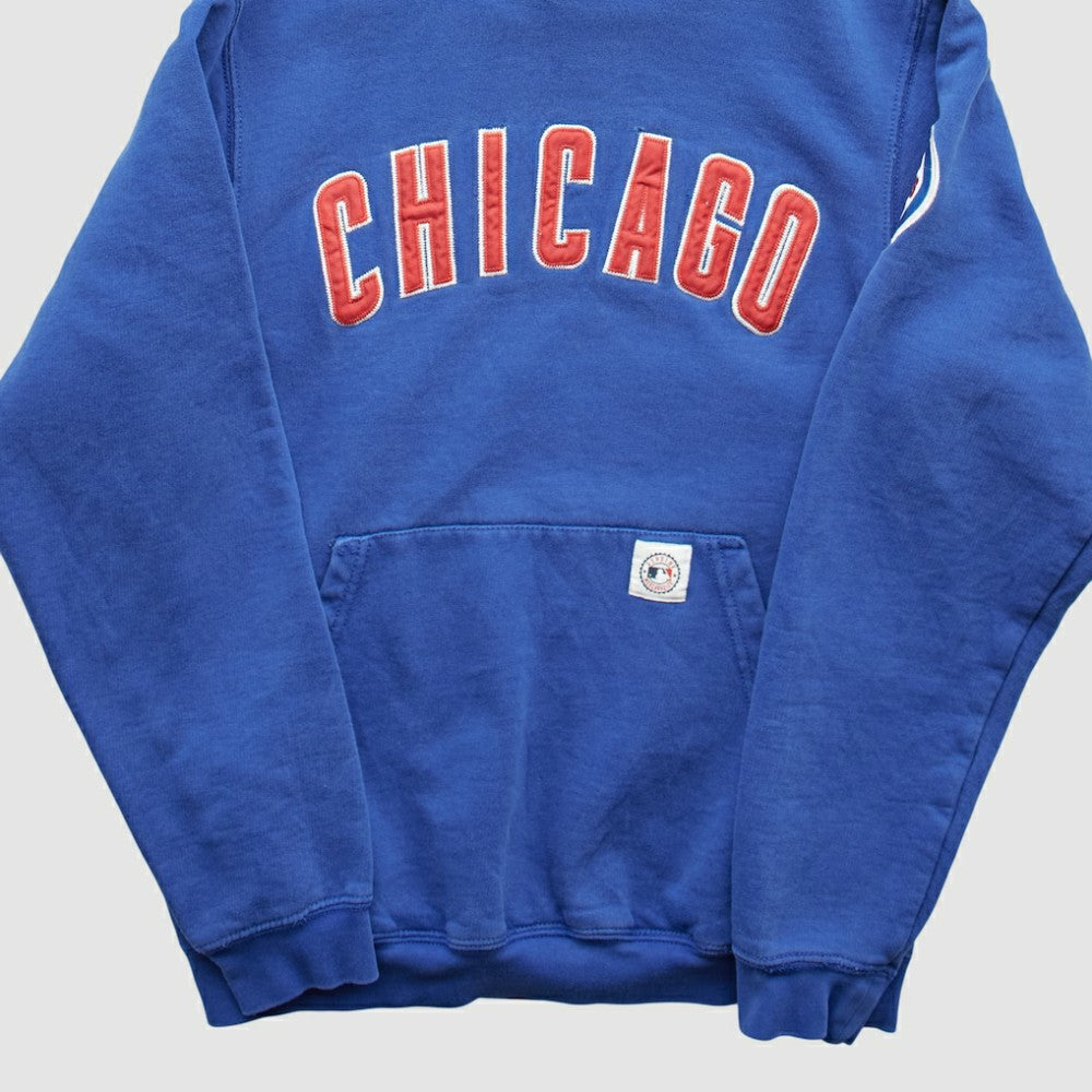 Chicago Cubs Stitches 2000s Pullover Sweatshirt - Blue - XXS by Fanatics Real Vintage Pullover
