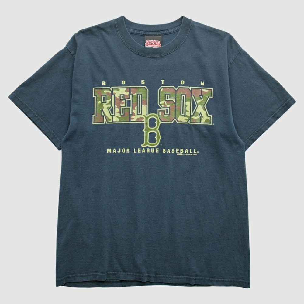 Boston Red Sox Stitches 2005 T-Shirt - Navy - M by Fanatics Real Vintage T-shirts