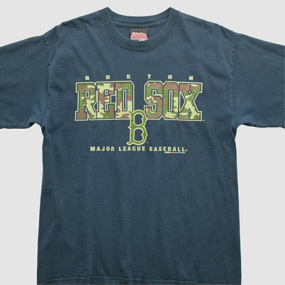 Boston Red Sox Stitches 2005 T-Shirt - Navy - M by Fanatics Real Vintage T-shirts