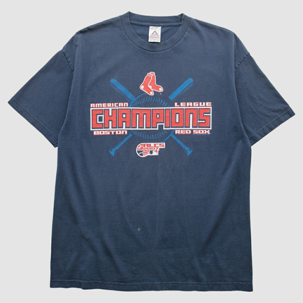 Boston Red Sox 2007 T-Shirt - Navy - L by Fanatics Real Vintage T-shirts