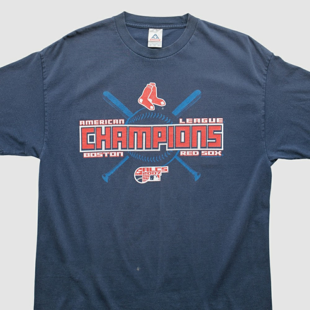 Boston Red Sox 2007 T-Shirt - Navy - L by Fanatics Real Vintage T-shirts