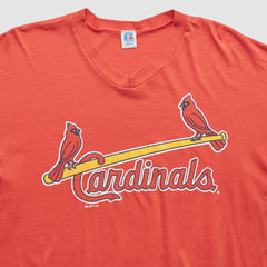 St. Louis Cardinals Russell 1998 T-Shirt - Orange - XL by Fanatics Real Vintage T-shirts