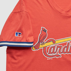 St. Louis Cardinals Russell 1998 T-Shirt - Orange - XL by Fanatics Real Vintage T-shirts
