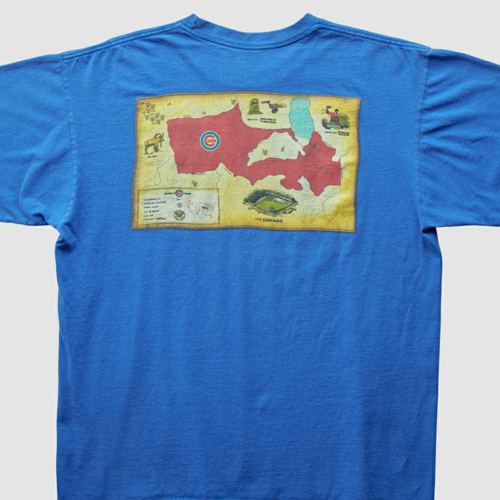 Chicago Cubs Nike 2008 T-Shirt - Blue - S by Fanatics Real Vintage T-shirts