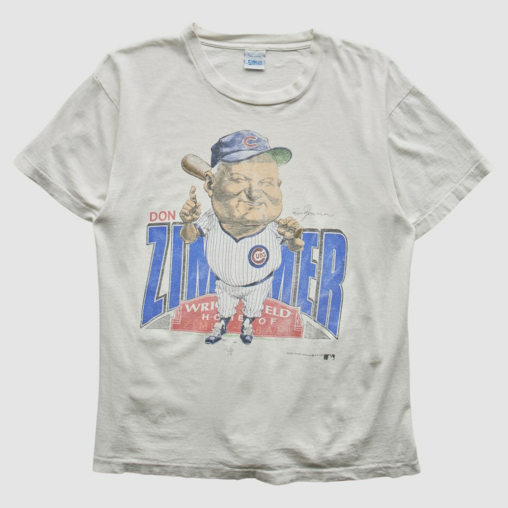 Chicago Cubs Salem 1989 T-Shirt - White - M by Fanatics Real Vintage T-shirts