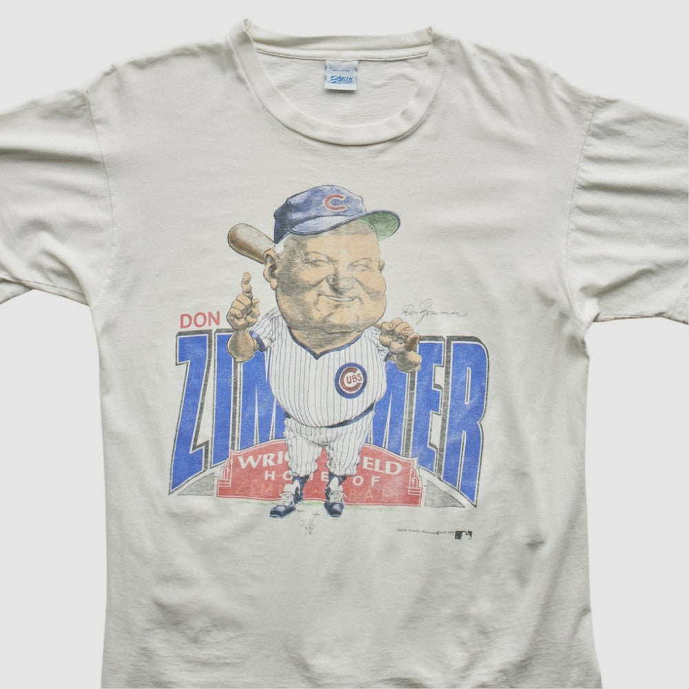 Chicago Cubs Salem 1989 T-Shirt - White - M by Fanatics Real Vintage T-shirts