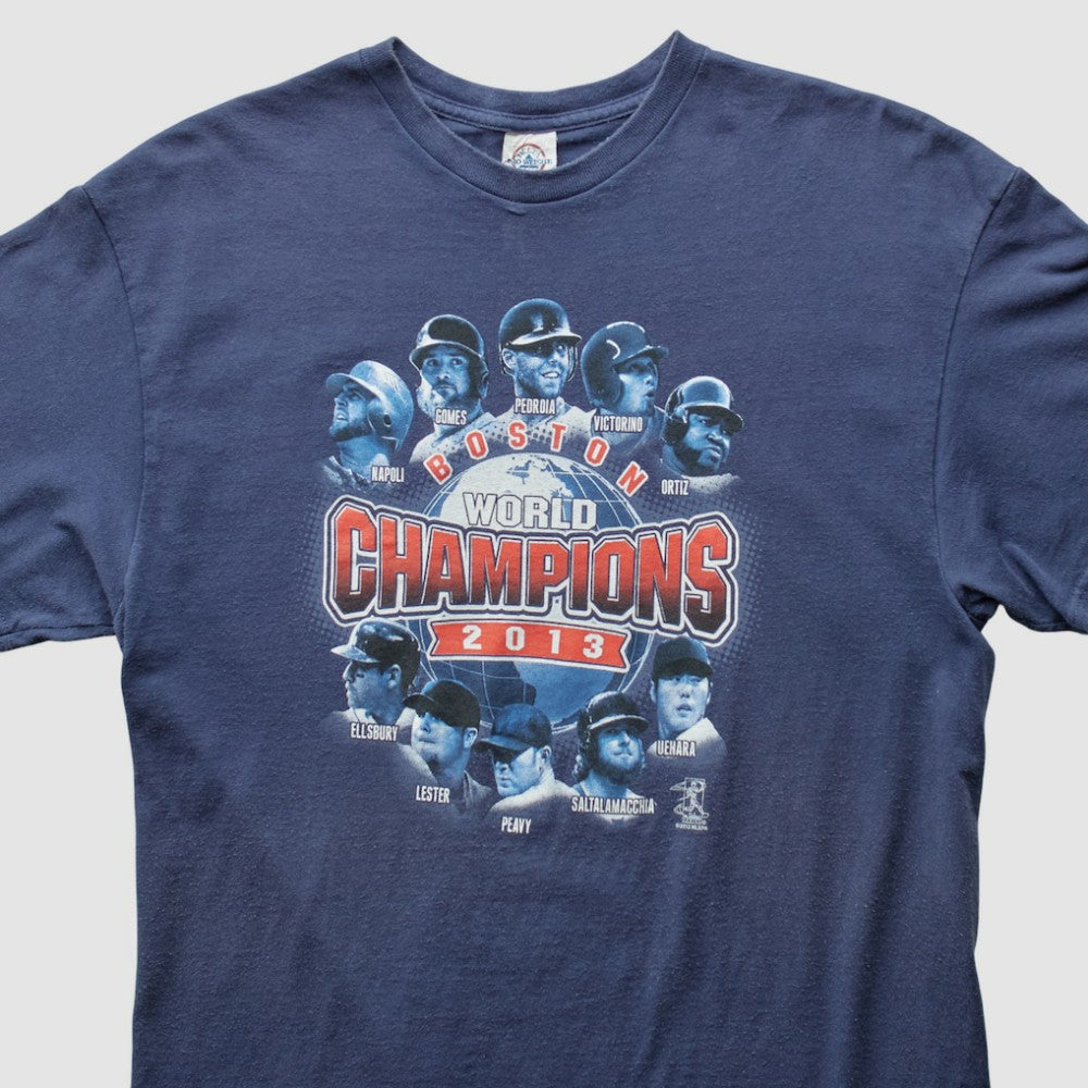 Boston Red Sox 2013 T-Shirt - Navy - M by Fanatics Real Vintage T-shirts