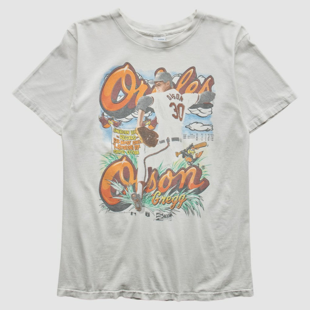 Baltimore Orioles Salem 1990 T-Shirt - White - S by Fanatics Real Vintage T-shirts