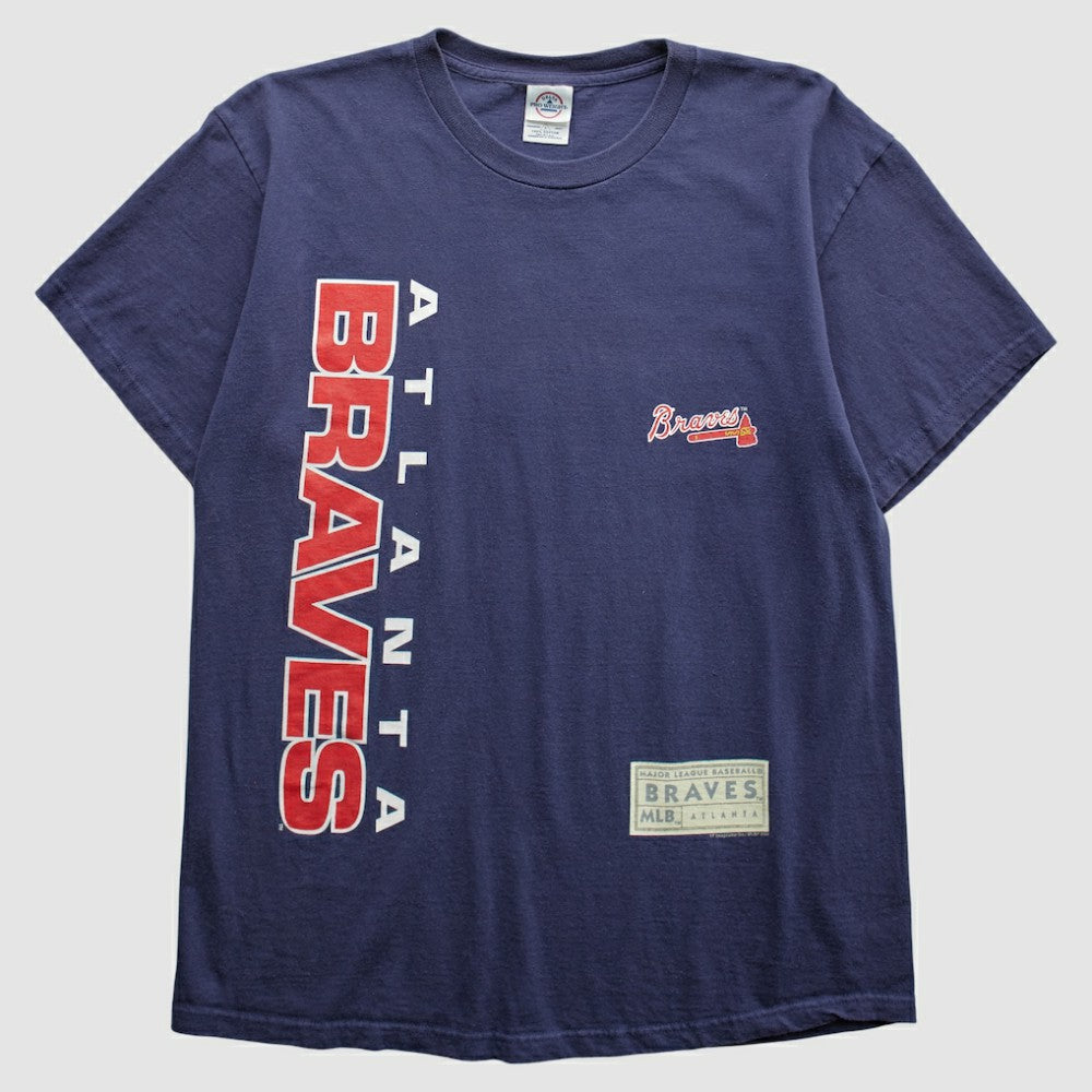 Atlanta Braves Delta 2000s T-Shirt - Navy - L by Fanatics Real Vintage T-shirts