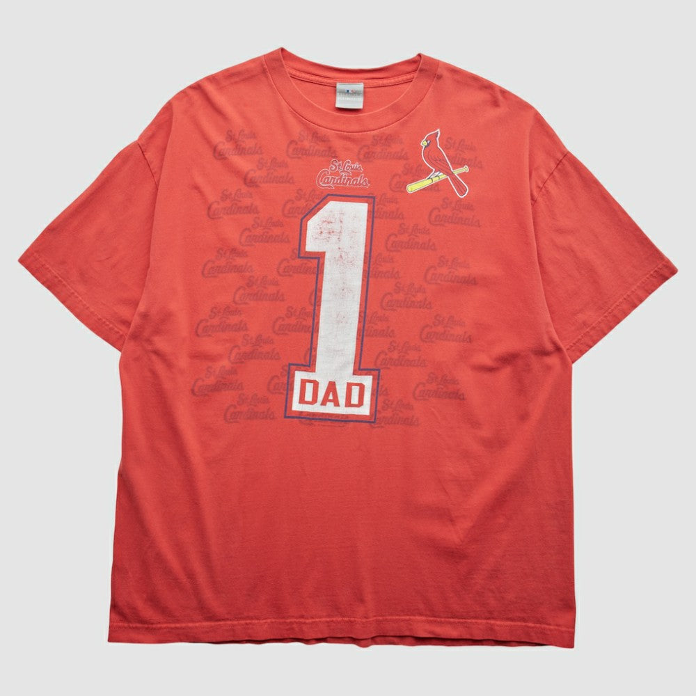 St. Louis Cardinals Genuine Merchandise 2000s T-Shirt - Red - 2XL by Fanatics Real Vintage T-shirts