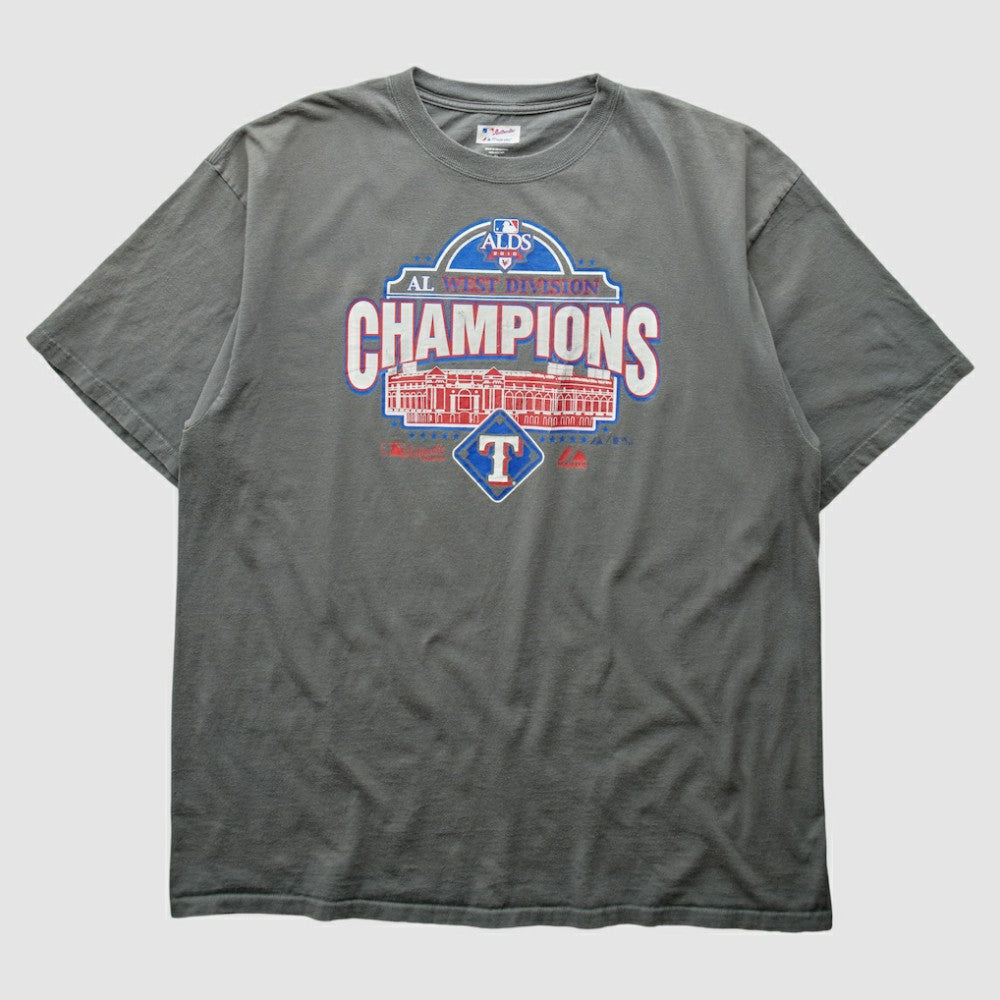 Texas Rangers 2010 T-Shirt - Gray - XL by Fanatics Real Vintage T-shirts