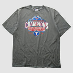 Texas Rangers 2010 T-Shirt - Gray - XL by Fanatics Real Vintage T-shirts
