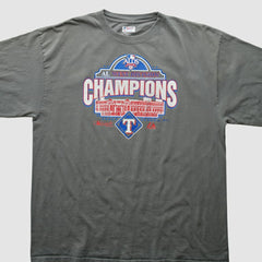 Texas Rangers 2010 T-Shirt - Gray - XL by Fanatics Real Vintage T-shirts