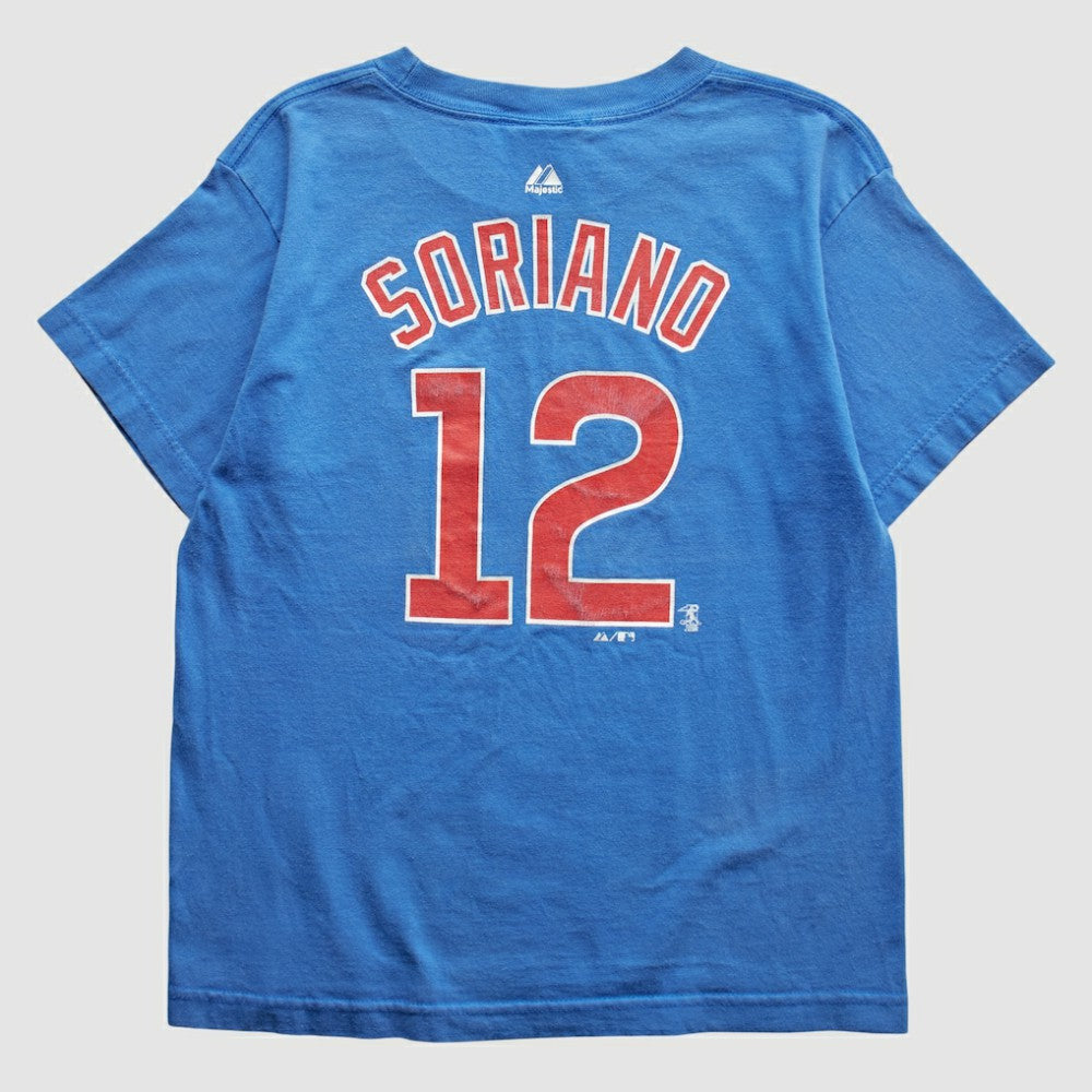 Chicago Cubs Majestic 2006 T-Shirt - Blue - XS by Fanatics Real Vintage T-shirts