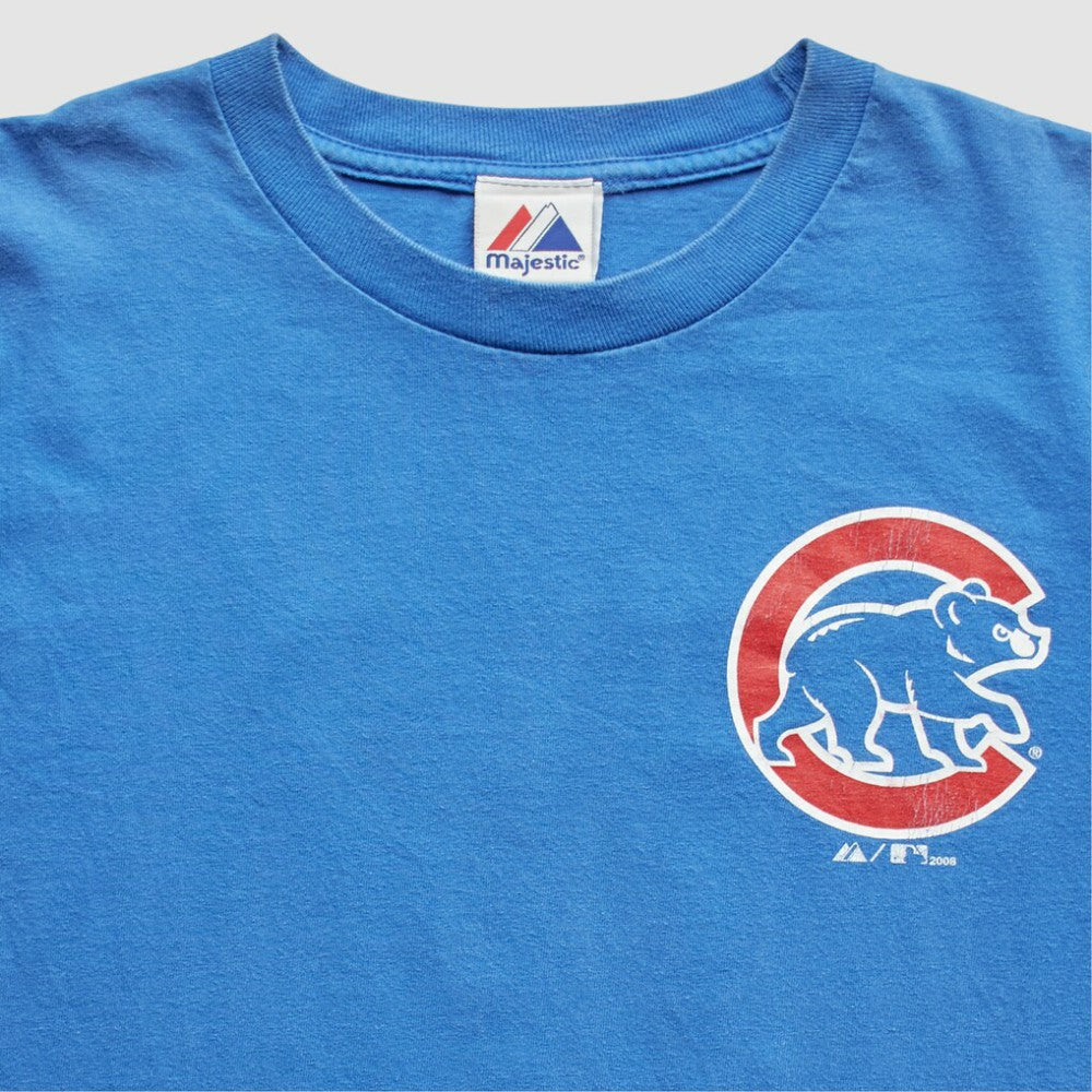 Chicago Cubs Majestic 2006 T-Shirt - Blue - XS by Fanatics Real Vintage T-shirts