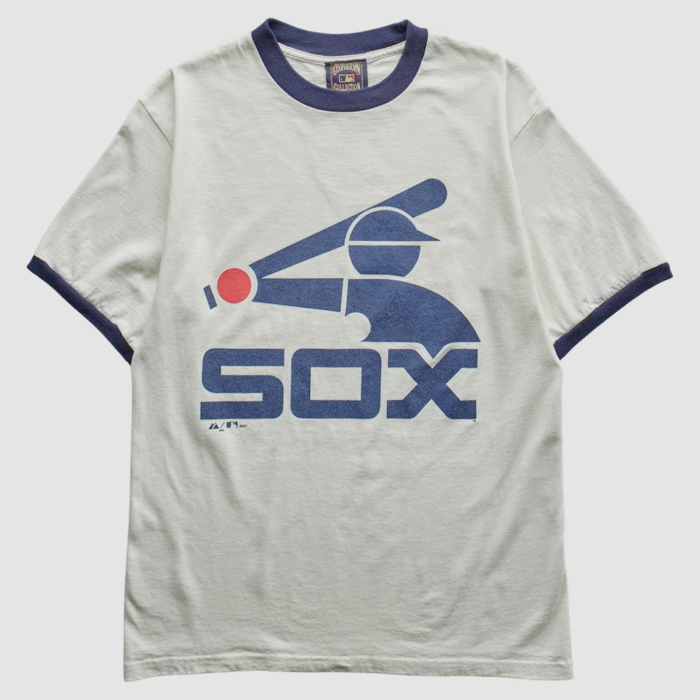 Boston Red Sox Majestic cooperstown collection 2007 T-Shirt - White - S by Fanatics Real Vintage T-shirts