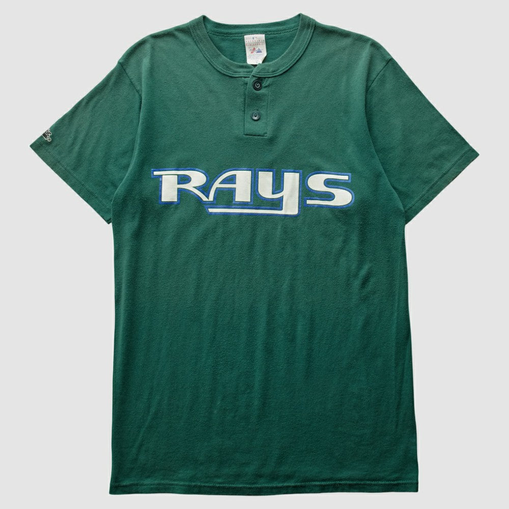 Tampa Bay Rays Majestic 90s T-Shirt - Green - S by Fanatics Real Vintage T-shirts