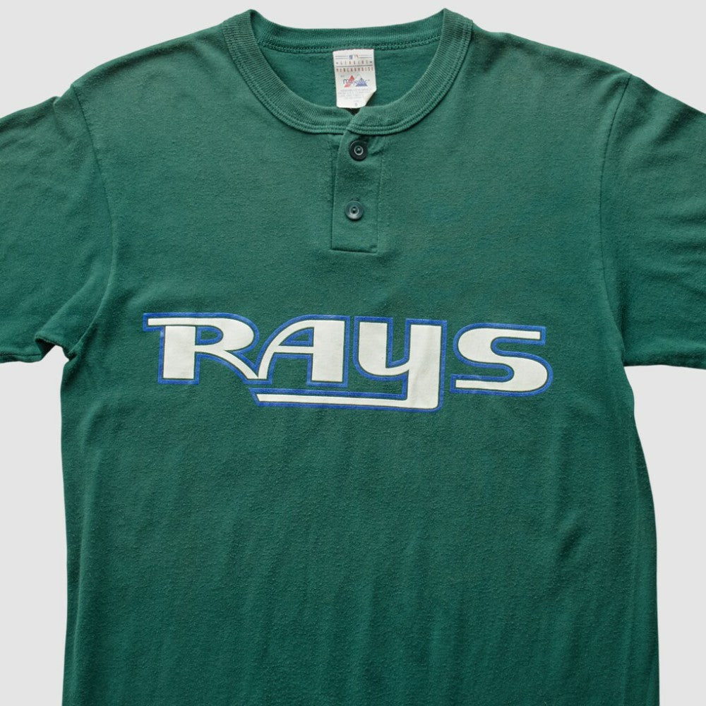 Tampa Bay Rays Majestic 90s T-Shirt - Green - S by Fanatics Real Vintage T-shirts