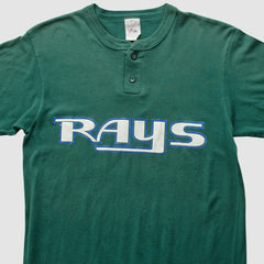 Tampa Bay Rays Majestic 90s T-Shirt - Green - S by Fanatics Real Vintage T-shirts