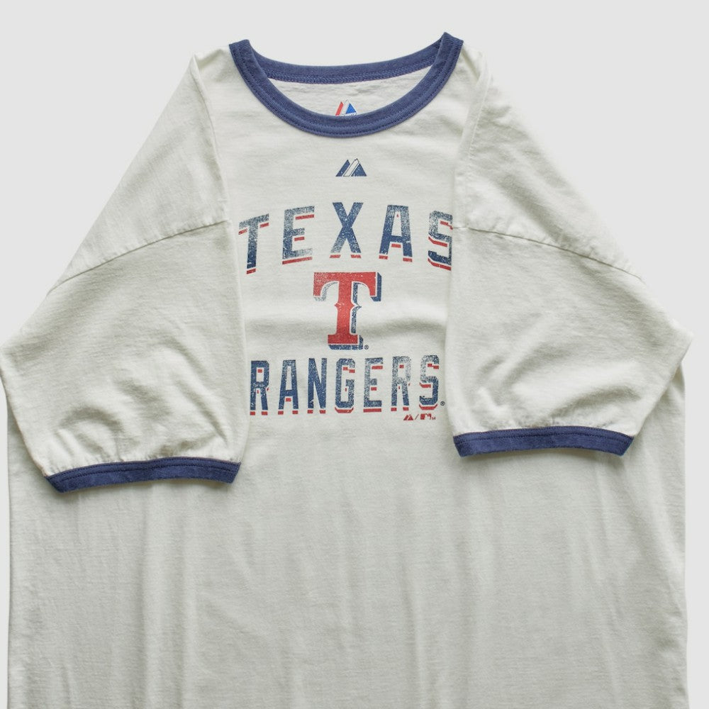 Texas Rangers Majestic 2010 T-Shirt - White - 2XL by Fanatics Real Vintage T-shirts