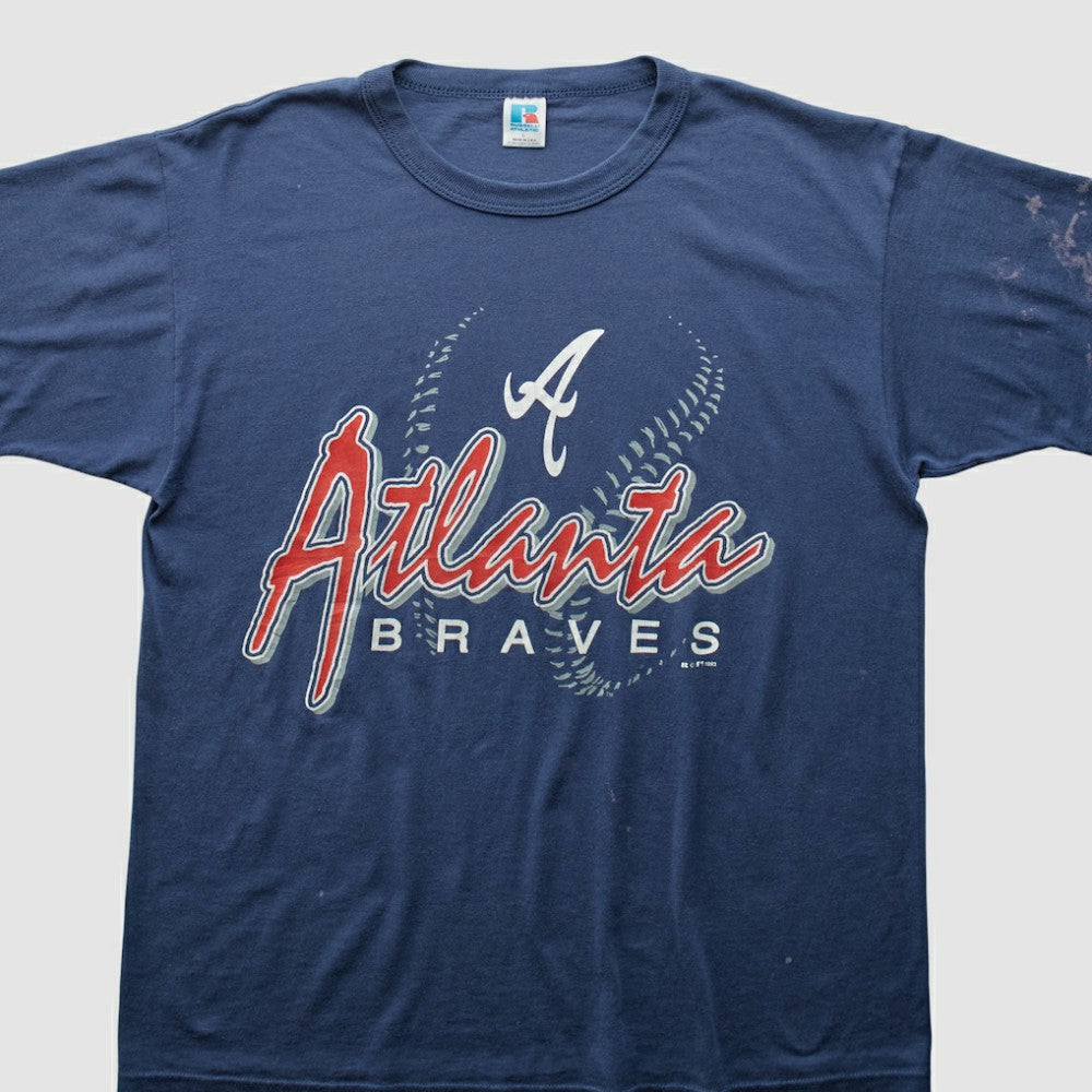 Atlanta Braves 1993 T-Shirt - Navy - M by Fanatics Real Vintage T-shirts