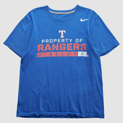 Texas Rangers Nike 2012 T-Shirt - Blue - S by Fanatics Real Vintage T-shirts