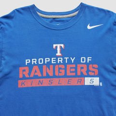 Texas Rangers Nike 2012 T-Shirt - Blue - S by Fanatics Real Vintage T-shirts