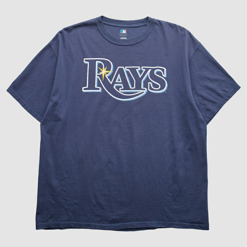 Tampa Bay Rays Genuine Merchandise 2000s T-Shirt - Navy - 2XL by Fanatics Real Vintage T-shirts