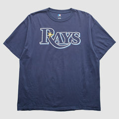 Tampa Bay Rays Genuine Merchandise 2000s T-Shirt - Navy - 2XL by Fanatics Real Vintage T-shirts