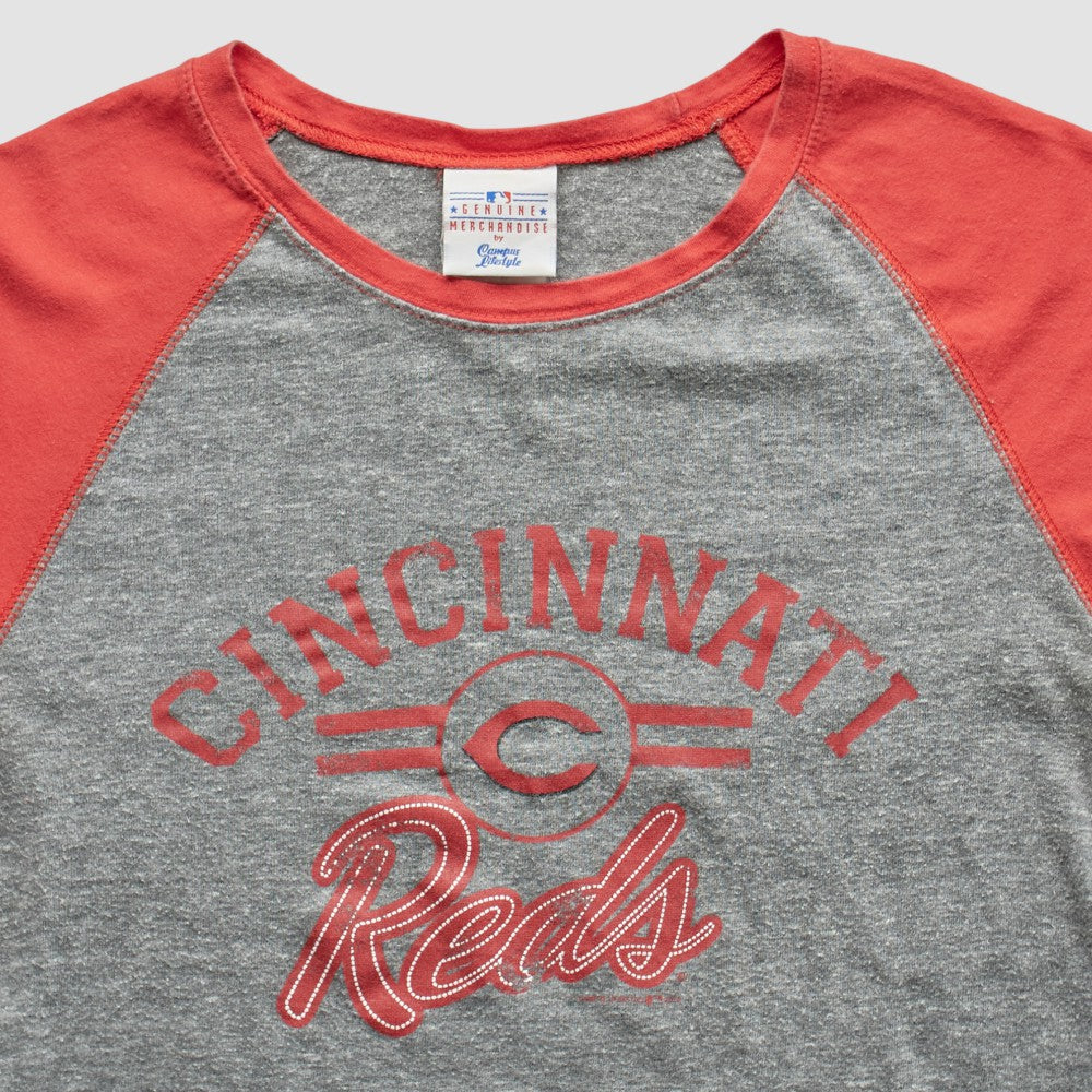 Cincinnati Reds 2010 T-Shirt - Gray - XXS by Fanatics Real Vintage T-shirts