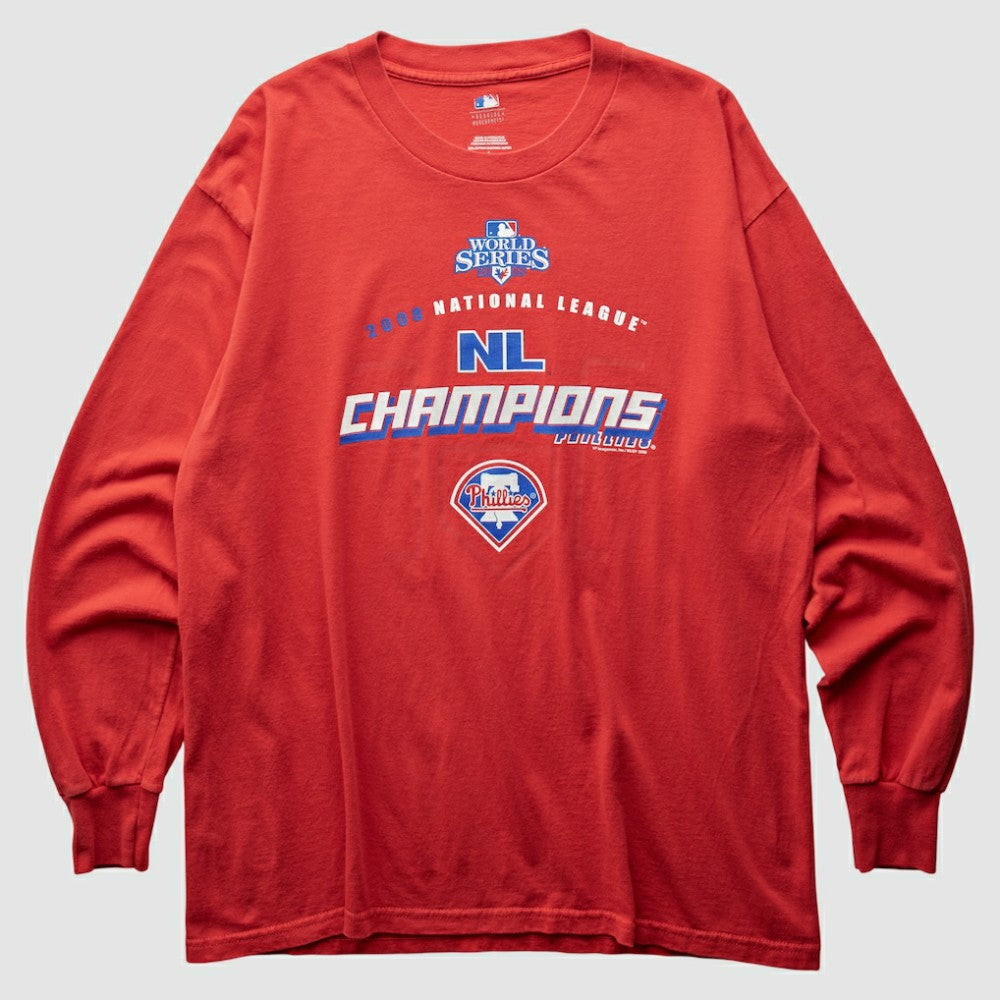 Philadelphia Phillies 2008 T-Shirt - Red - M by Fanatics Real Vintage T-shirts
