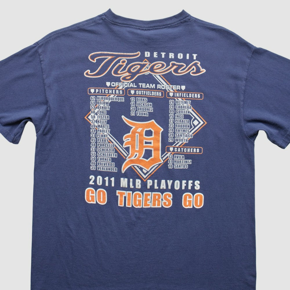Detroit Tigers 2011 T-Shirt - Blue - M by Fanatics Real Vintage T-shirts