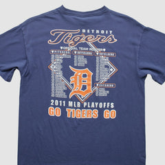 Detroit Tigers 2011 T-Shirt - Blue - M by Fanatics Real Vintage T-shirts