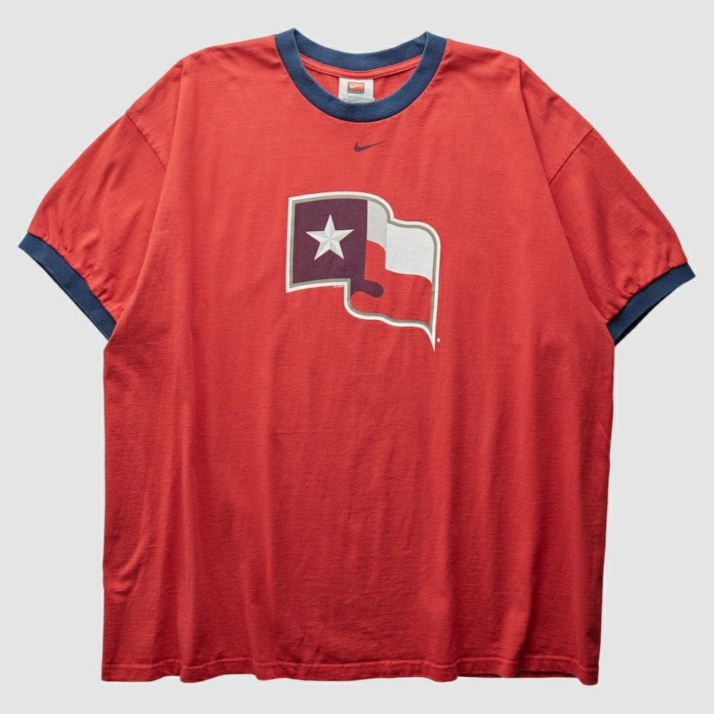 Texas Rangers Nike 2000s T-Shirt - Red - 2XL by Fanatics Real Vintage T-shirts