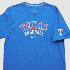 Texas Rangers Nike 2010s T-Shirt - Blue - L by Fanatics Real Vintage T-shirts
