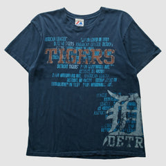 Detroit Tigers Majestic 2000s T-Shirt - Navy - S by Fanatics Real Vintage T-shirts