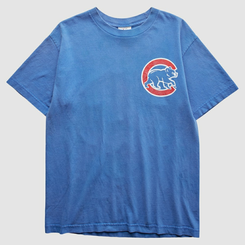 Chicago Cubs Majestic 2010s T-Shirt - Blue - S by Fanatics Real Vintage T-shirts
