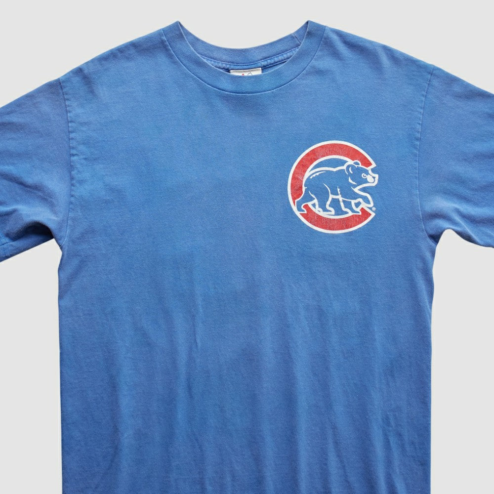 Chicago Cubs Majestic 2010s T-Shirt - Blue - S by Fanatics Real Vintage T-shirts