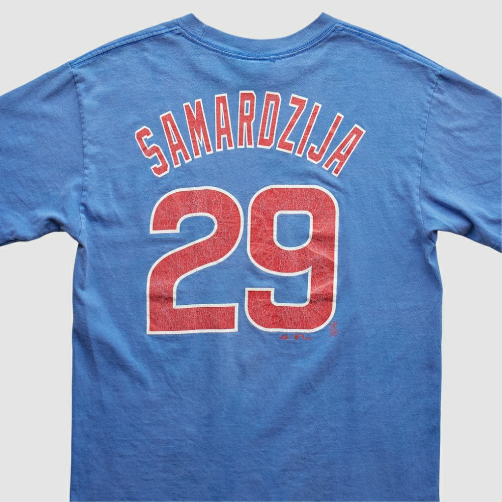 Chicago Cubs Majestic 2010s T-Shirt - Blue - S by Fanatics Real Vintage T-shirts