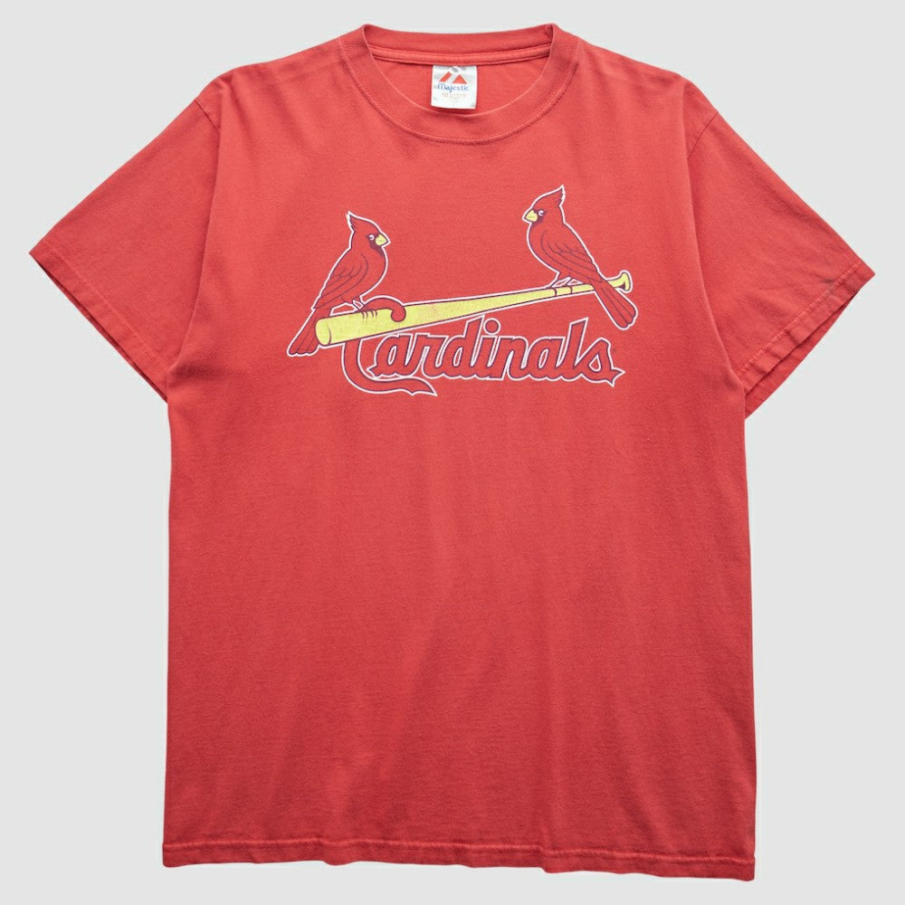 St. Louis Cardinals Majestic 2000s T-Shirt - Red - M by Fanatics Real Vintage T-shirts