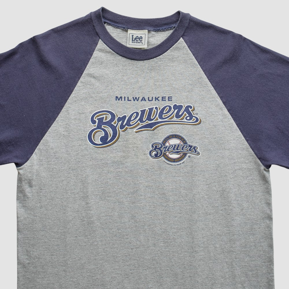 Milwaukee Brewers Lee Apparel 2007 T-Shirt - Heather Gray - S by Fanatics Real Vintage T-shirts