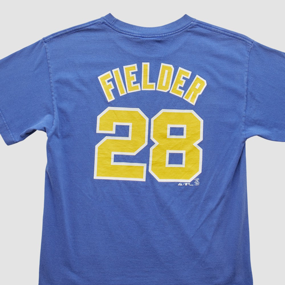Milwaukee Brewers Majestic 2000s T-Shirt - Blue - XS by Fanatics Real Vintage T-shirts