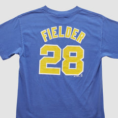 Milwaukee Brewers Majestic 2000s T-Shirt - Blue - XS by Fanatics Real Vintage T-shirts